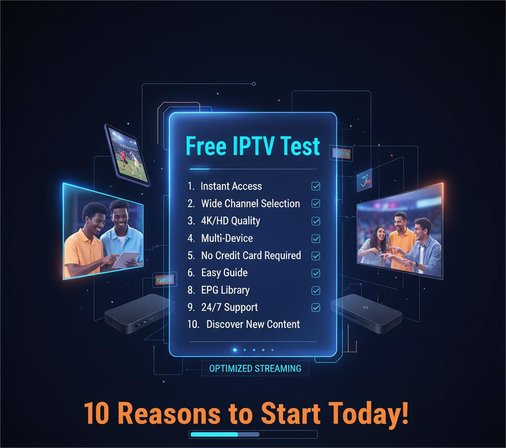 Free IPTV Test: 10 Reasons to Start Today