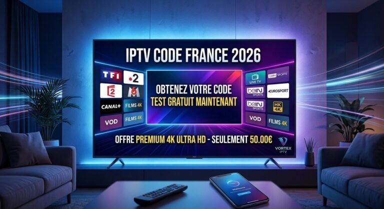 IPTV Code France 2026 Test Gratuit Vortex IPTV